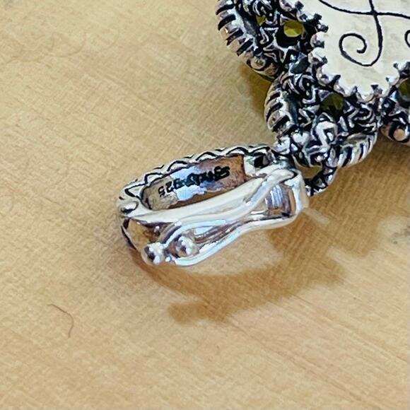 Barbara Bixby Pendant Enhancer Sterling 18k Gold Peridot Amethyst Pearl Key - Picture 13 of 15